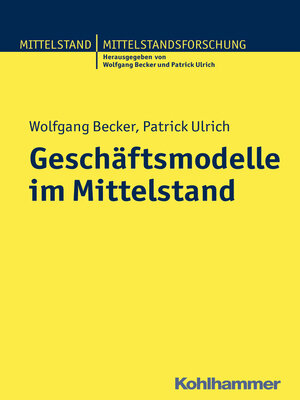 cover image of Geschäftsmodelle im Mittelstand